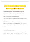 OMIS 351 Study Guide Exam Questions & Answers Latest Update Graded A&plus;