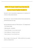 OMIS 351 Study Guide Exam Questions & Answers Latest Update Graded A&plus;