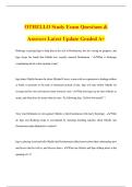 OTHELLO Study Exam Questions & Answers Latest Update Graded A&plus;