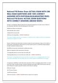National PSI Broker Exam ACTUAL EXAM WITH 100 REAL EXAM QUESTIONS AND 100&percnt; CORRECT ANSWERS WITH RATIONALES&lpar;GUARANTEED PASS&rpar; National PSI Broker ACTUAL EXAM QUESTIONS WITH CORRECT ANSWERS &lpar;BRAND NEW&excl;&excl;&rpar;
