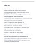 Charges Questions and Answers 100&percnt; Solved 2025