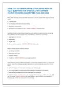 AGILE SAFe 6&period;0 CERTIFICATION ACTUAL EXAM WITH 200 EXAM QUESTIONS AND ANSWERS &lpar;100&percnt; CORRECT VERIFIED ANSWERS&rpar; GUARANTEED PASS&period; 2025-2026