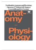 Test Bank For Principles of Anatomy and Physiology&comma; 16th Edition by Gerard J&period; Tortora &vert;Chapter 1 - 29&vert;Complete