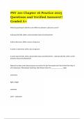 PSY 201 Chapter 16 Practice &ndash; Stress & Health Psychology &lpar;2025 Q&A &vert; Graded A&plus;&rpar;