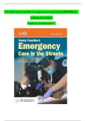 FULL TEST BANK FOR NANCY CAROLINE'S EMERGENCY CARE IN THE STREETS ESSENTIALS PACKAGE 9TH EDITION BY AMERICAN ACADEMY OF ORTHOPAEDIC SURGEONS &lpar;AAOS&rpar; ALL CHAPTERS COVERED 1-53&vert;&vert; 100&percnt; VERIFIED QUESTIONS & ANSWERS&vert;&vert; LATEST UPDATE GUARANTEED PASS A&plus;