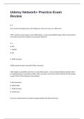 Udemy Network&plus; Practice Exam Review Questions With Well Detailed Answers 100&percnt; Explained&period;