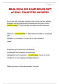 REAL OSHA 500 EXAM BRAND NEW  ACTUAL EXAM WITH ANSWERS&period;