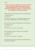 NCCHC CCHP EXAM AND PRACTICE EXAM NEWEST 2025 TEST BANK&vert; CERTIFIED CORRECTIONAL HEALTH PROFESSIONAL NCCHC EXAM REVIEW 2025 WITH COMPLETE 350 REAL EXAM QUESTIONS AND VERIFIED ANSWERS&sol; GRADED A&plus;