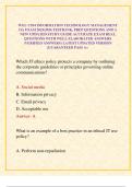 WGU C954 INFORMATION TECHNOLOGY MANAGEMENT OA EXAM 2025&sol;2026 TESTBANK&comma; PREP QUESTIONS AND A NEW UPDATED STUDY GUIDE ACCURATE EXAM REAL QUESTIONS WITH WELL ELABORATED ANSWERS &lpar;VERIFIED ANSWERS&rpar; LATEST UPDATED VERSION &vert;GUARANTEED PASS A&plus;