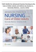 Advanced Practice Nursing in the Care of Older Adults 3-in-1 Exam Bundle Set &ndash; Complete Questions and Answers