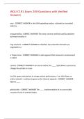 WGU C191 Exam 209 Questions with Verified Answers&comma;100&percnt;CORRECT