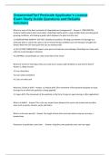 Ornamental&sol;Turf Pesticide Applicator's License Exam Study Guide Questions and Reliable Solutions