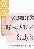 Fabrics and Fibres Summary -  Consumer Studies Gr 11