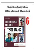 Professional Nursing&colon; Concepts & Challenges &ndash; 10th Edition&comma; Beth Black &vert; Complete Test Bank for Chapters 1&ndash;16