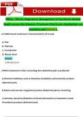 NR605 &sol; NR 605 Diagnosis & Management in Psychiatric-Mental  Health across the Lifespan I Practicum Final Exam chamberlain 140  questions and Answer s   