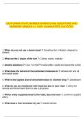  CALIFORNIA STATE BARBER BOARD EXAM QUESTIONS AND ANSWERS GRADED A&plus; 100&percnt; GUARANTEED SUCCESS&period;