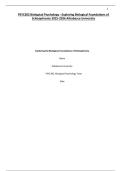 PSYC302 Biological Psychology - Exploring Biological Foundations of Schizophrenia This is a 75&percnt; paper 2025-2026 Athabasca University