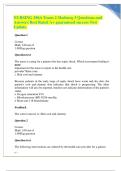 NURSING 496A Exam 2 MedSurg 3 &vert; Verified Questions & Correct Answers &vert; Latest Update A&plus;