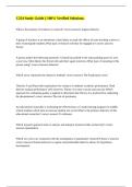C224 Study Guide &vert;&vert; 100&percnt; Verified Solutions&period;