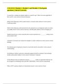 C224 WGU Module 1&comma; Module 2 and Module 3 Checkpoint questions &vert;&vert; Solved Correctly&period;