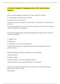C224 WGU Module 3 Checkpoint review JM &vert;&vert; with Errorless Answers&period;