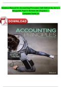 Solution Manual For Accounting Principles 14th Edition by Jerry J&period; Weygandt&comma; Paul D&period; Kimmel&vert;&vert;ISBN NO&colon;10&comma;&vert;&vert;ISBN NO&colon;13&comma;978-&vert;&vert;All Chapters&vert;&vert;Complete Guide A&plus; Newest Version
