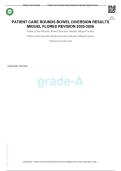 PATIENT CARE ROUNDS BOWEL DIVERSION RESULTS  MIGUEL FLORES REVISION 2025-2026