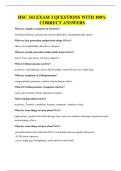 HSC 343 EXAM 3 QUESTIONS WITH 100&percnt; CORRECT ANSWERS