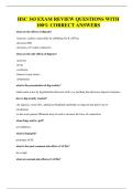 HSC 343 EXAM REVIEW QUESTIONS WITH 100&percnt; CORRECT ANSWERS