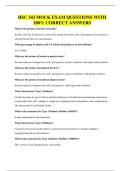 HSC 343 EXAMS BUNDLE&comma; ALL WITH QUESTIONS WITH 100&percnt; CORRECT ANSWERS