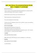 HSC 343 FINAL EXAM QUESTIONS WITH 100&percnt; CORRECT ANSWERS