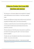 Primerica Practice Test Exam 2026 Questions and Answers
