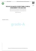 RELIAS ADVANCED DYSRHYTHMIA CLINICAL  ASSESSMENT STUDY GUIDE Question and Answers FOR 2025-2026