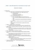 D426 &ndash; Data Management Foundations Study Guide &vert; WGU Exam Prep
