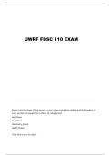 FDSC 110 MANDATORY ASSESSMENT QUESTIONS AND VERIFIED ANSWERS