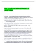 BUL 3320 EXAM 2 WITH COMPLETE SOLUTIONS