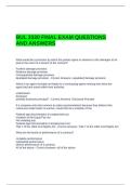 BUL 3320 FINAL EXAM QUESTIONS AND ANSWERS &vert; GRADED A