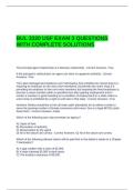 BUL 3320 USF EXAM 3 QUESTIONS WITH COMPLETE SOLUTIONS