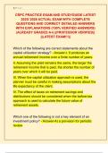 CRPC PRACTICE EXAM AND STUDYGUIDE LATEST  2025&sol; 2026 ACTUAL EXAM WITH COMPLETE  QUESTIONS AND CORRECT DETAILED ANSWERS  WITH EXPLANATIONS &lpar;100&percnt; VERIFIED ANSWERS&rpar;  &vert;ALREADY GRADED A&plus;&vert; &vert;&vert;PROFESSOR VERIFIED&vert;&vert;  &vert;&vert;LATEST EXAM&excl;&excl;&excl;&vert;&vert;