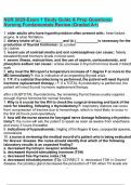 NUR 2025-Exam 1 Study Guide & Prep Questions-Nursing Fundamentals Review &lpar;Graded A&plus;&rpar;&period;pdf