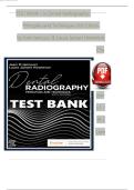 TEST BANK For Dental Radiography&colon; Principles and Techniques 6th Edition by Joen Iannucci & Laura Jansen Howerton&comma; Verified Chapters 1 - 35&comma; Complete Newest Version