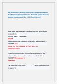 Bail Bondsman Exam 2025&sol;2026 Actual  Questions Complete  Real Exam Questions and Correct  Answers&vert; Verified Answers   Assured success&vert; grade A&plus;  &sol; 2025 Exam Version&excl;&excl;