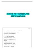NURS 434 EXAM 4 STUDY QUESTIONS WITH 100&percnt; CORRECT ANSWERS