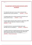 Phlebotomy Certification Exam for NPS Certs&colon; Questions & Answers &vert; Study Guide