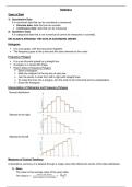 Summary -  STATISTICS - GRADE 11 Mathematics