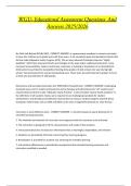 WGU- Educational 