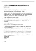 NUR 162 exam 2 questions with correct answers&period;