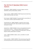 Nur 162 Test -1 Questions With Correct Answers&period;