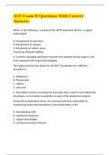 AST Exam B Questions With Correct Answers