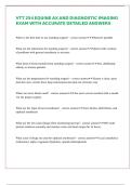 VTT 254 EQUINE AX AND DIAGNOSTIC IMAGING EXAM WITH ACCURATE DETAILED ANSWERS